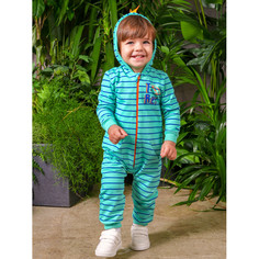 Комбинезон детский КотМарКот 664162487 бирюзовый 68