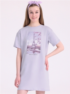 Платье детское Апрель 250дев001Д2У, светло-сиреневый Сиреневая башня, 158