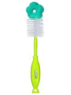 Ершик для детской посуды Uviton для бутылок длинный + Щеточка для сосок 2 в 1