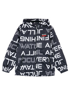 Ветровка детская PlayToday 12411121, черный,белый, 152