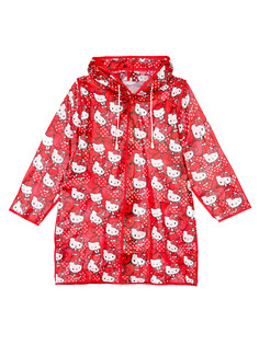 Дождевик детский PlayToday 12342083, красный,белый, 104