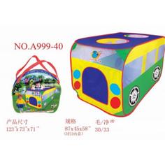 Палатка детская Авто в сумке размер 123х73х71 см Jian Hong