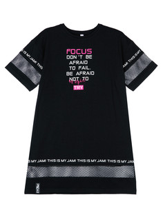 Платье детское PlayToday 12421202, черный, 158