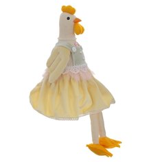 Мягкая игрушка Flando набивная Курочка, 15х12х40 см, 795429