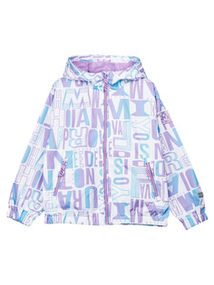 Ветровка детская PlayToday 12421008, белый,голубой,светло-сиреневый, 170