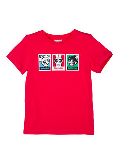 Футболка детская PlayToday 12442904, малиновый, 98