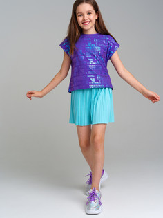 Шорты детские PlayToday 12421130, голубой, 152