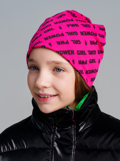 Шапка детская PlayToday 12421141, малиновый, 56