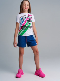 Шорты детские PlayToday 12421039, синий, 164