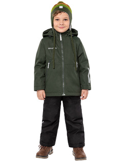 Комплект верхней одежды детский NIKASTYLE 7м2124, хаки, 104