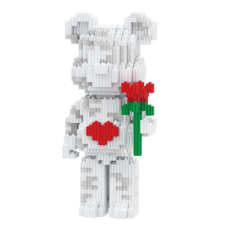 Конструктор PIXEL ATR 3D Медведь BearBrick из миниблоков