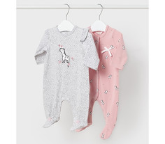Комбинезон детский 2 шт Mayoral 1740, розовый, 56