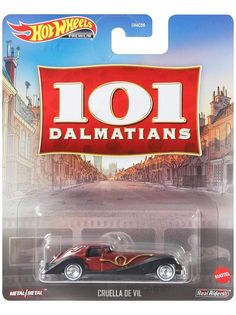 Машинка Hot Wheels легковая машина DMC55/GRL88 PREMIUM 101 DALMATIANS CRUELLA DE VIL GRL88