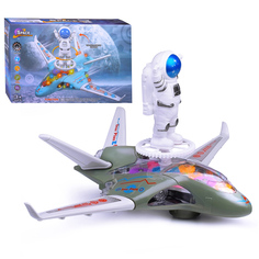 Интерактивная игрушка 8832 "Космонавт на самолете" в коробке Oubaoloon