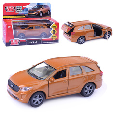 Машина металл KIA Sorento Prime, 12 см, (двери, багаж., золото) инерц., в коробке Технопарк