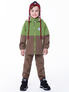 Ветровка детская NIKASTYLE 4л8524, васаби, орех, 122