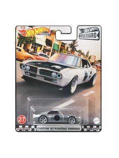 Машинка Hot Wheels премиальная "27" CUSTOM 67 PONTIAC FIREBIRO / GJT68-GRL98