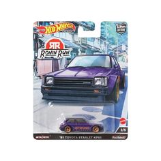 Машинка Hot Wheels FPY86-HCK11 Premium Car Culture 81 Toyota Starlet KP61, металлическая