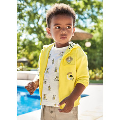 Толстовка детская Mayoral 1420, желтый, 80