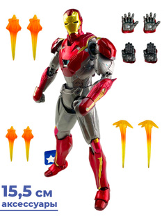 Фигурка Железный человек Mark 47 Iron man подвижная аксессуары 15,5 см Star Friend