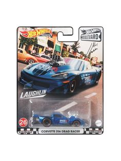 Машинка Hot Wheels премиальная "26" CORVETTE Z06 DRAG RACER / GJT68-GRL96