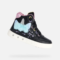 Кроссовки Geox J Skylin Girl для девочек, размер 27, J368WC054ASC9240, разноцветный