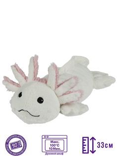 Игрушка-грелка Warmies Large Аксолотль White