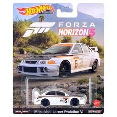 Машинка Hot Wheels DMC55-HCP11 металлическая Mitsubishi Lancer Evolution VI