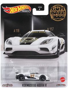 Машинка Hot Wheels легковая машина DMC55/GRL68 PREMIUM KOENIGSEGG AGERS R DMC55/GRL68