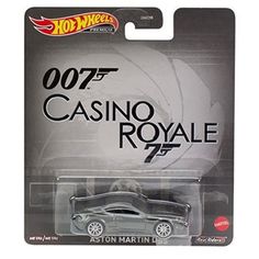 Машинка Hot Wheels DMC55-HKC21 Premium Casino Royale 007 Aston Martin DBS, металлическая