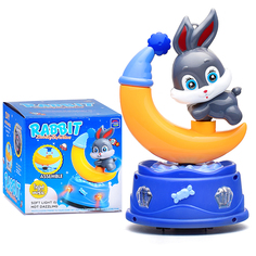 Интерактивная игрушка 2201F "Заяц на месяце" в коробке Oubaoloon