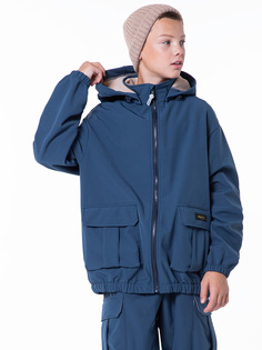 Ветровка детская NIKASTYLE 4л8924, джинс, 146