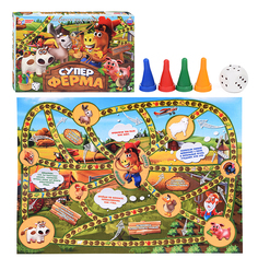 Суперферма. Настольная игра-ходилка. Умка
