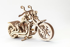 Конструктор 3D-пазл EWA - Мотоцикл (Cruiser) Eco Wood Art