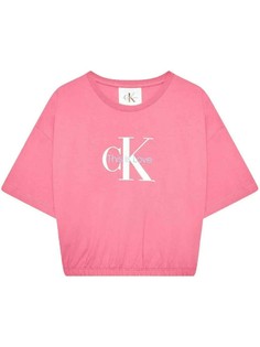 Топ детский Calvin Klein Pride Monogram Logo Top белый 164