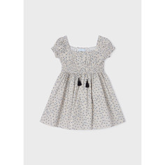 Платье детское Mayoral 3924, бежевый, 122