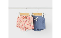 Шорты детские 2 шт Mayoral 1255, оранжевый, 80