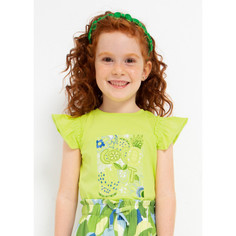 Футболка детская Mayoral 3076, зеленый, 110