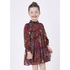 Платье детское Mayoral 4920, бордовый, 104
