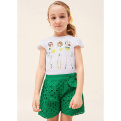 Футболка детская Mayoral 3055, желтый, 110