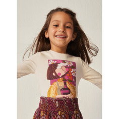 Лонгслив детский Mayoral 4007, бежевый, 110