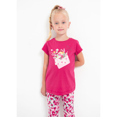 Футболка детская Mayoral 3070, розовый, 104