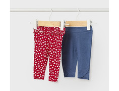 Леггинсы детские 2 шт Mayoral 1761, красный, 74