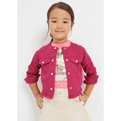 Куртка джинсовая детская Mayoral 3439, розовый, 122