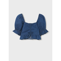 Блузка детская Mayoral 6197, серый, 140