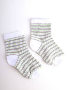 Носки Batik D132-2 ,бело-серый ,12 Батик