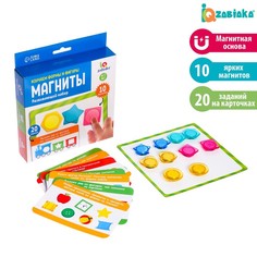 Обучающая игра IQ-ZABIAKA Магниты, изучаем формы и фигуры, от 3х лет, в коробке