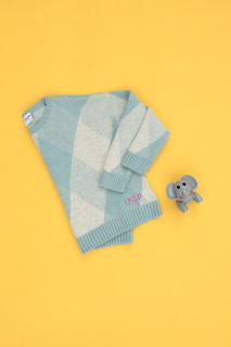 Джемпер детский US Polo Assn G084SZ0TK0ADELKIDS_VR090, бирюзовый, 104