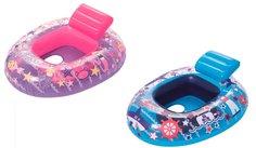 34126 лодка детская Baby Watercraft 76x65см (розовый) Bestway