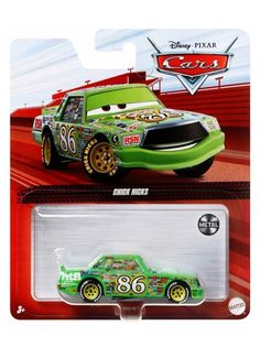 Машинка Cars Disney Pixar Mattel Тачки Chick Hicks, зеленый, DXV29-FLM52